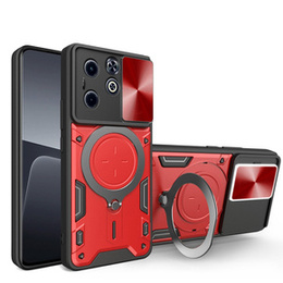 Pancierované puzdro pre Infinix Hot 40i, CamShield Slide, červené