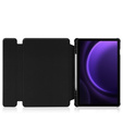Puzdro s klávesnicou pre Samsung Galaxy Tab S10 Lite / S10 FE / S9 FE, Rotary 360° Leather, čierne