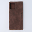 Puzdro pre Motorola Moto G13/ G23 4G, ERBORD Vintage, peňaženka s chlopňou, káva