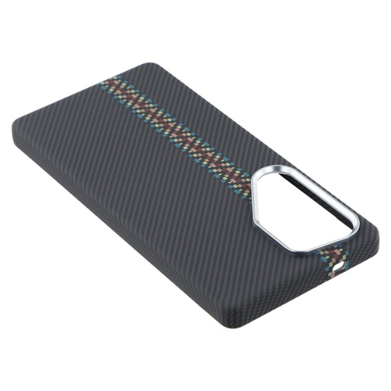 Puzdro pre Samsung S25 Ultra, Carbon Fiber MagSafe, čierne