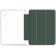 Puzdro pre iPad Pro 11 2022 / 2021 / 2020, Smartcase Hybrid, so slotom na stylus, tmavozelené