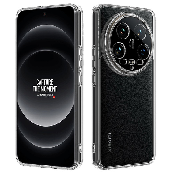 Obal na mobil pre Xiaomi 14 Ultra, Fusion Hybrid, priehľadné