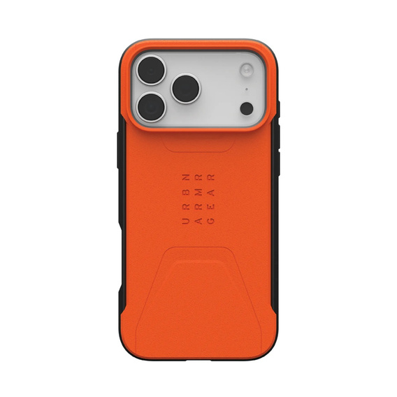 Puzdro Urban Armor Gear pre iPhone 17 Pro Max, Civilian MagSafe, oranžové