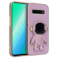 Obal na mobil pre Samsung Galaxy S10 Plus, Astronaut, fialové