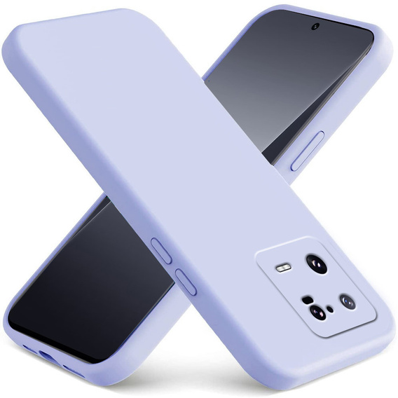 Obal na mobil pre Xiaomi 13 Pro 5G, Silicone Lite, fialové