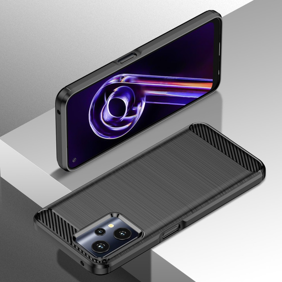 Obal na mobil pre Realme 9 Pro / OnePlus Nord CE 2 Lite 5G, Carbon, čierne