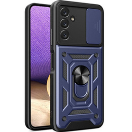 Obal na mobil pre Samsung Galaxy A14 4G/5G, CamShield Slide, námornícky modrý