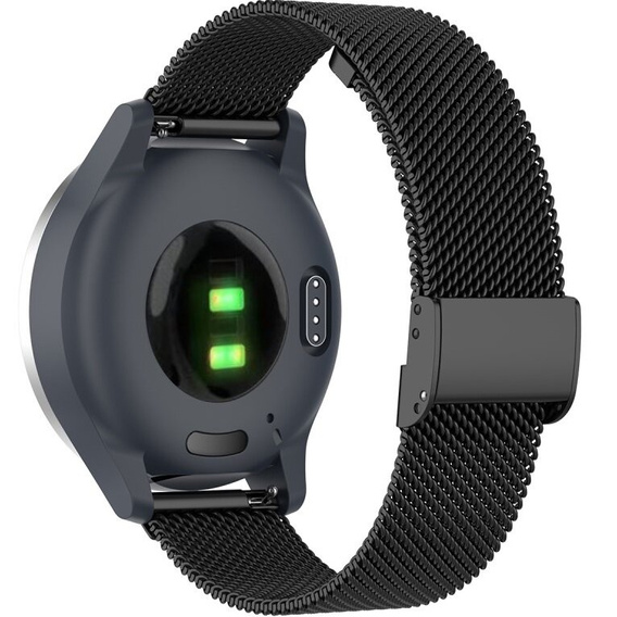 Bransoleta Milanese 18mm do Garmin Vivoactive 4S / Venu 2S, Black