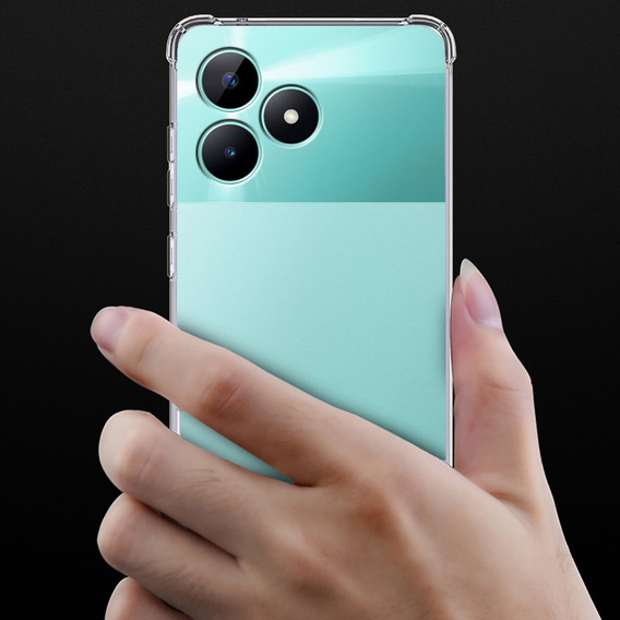 Obal na mobil pre Realme C51, Dropproof, priehľadné