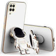 Obal na mobil pre Samsung Galaxy A12 / M12 / A12 2021, Astronaut, biele