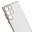 Puzdro pre Samsung Galaxy S24 Ultra, Glamour CamShield, biele