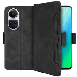 Klapkové puzdro pre Oppo Reno 10 / 10 Pro, Card Slot, čierne