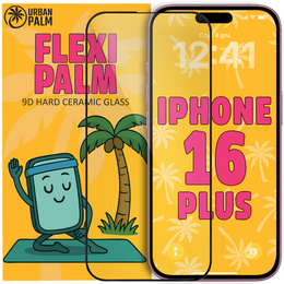 9D Flexi Palm keramické sklo pre iPhone 16 Plus