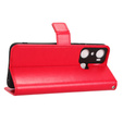 Klapkové puzdro pre Infinix Hot 20i, Crazy Horse Wallet, červené