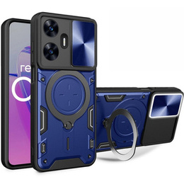 Pancierované puzdro pre Realme C55, CamShield Slide, strieborné