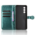 Flipové puzdro pre OnePlus Nord 5, Wallet Rhombus, zelený