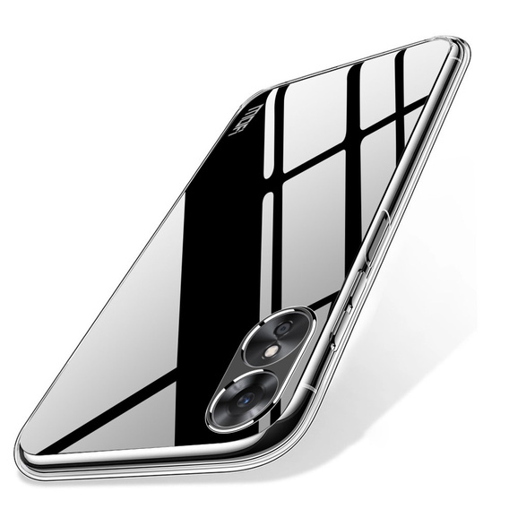 Puzdro MOFI pre Oppo A17, tenké, priehľadné