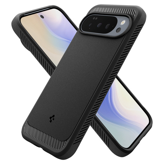 Puzdro Spigen Rugged Armor MagSafe pre Google Pixel 10 Pro XL, čierne