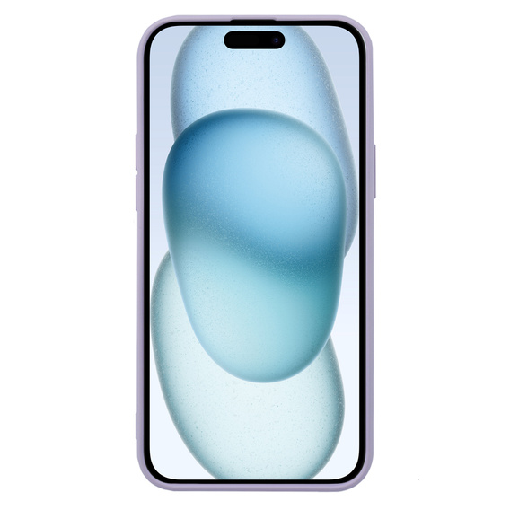 Obal na mobil pre iPhone 15 Plus, Silicone Lite, fialové