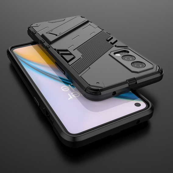 Puzdro pre OnePlus Nord 2 5G, Military kickstand, modré