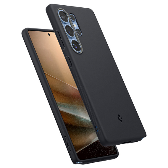 Spigen puzdro pre Samsung Galaxy S25 Ultra, Nano Pop MagSafe, čierne + tvrdené sklo 9H