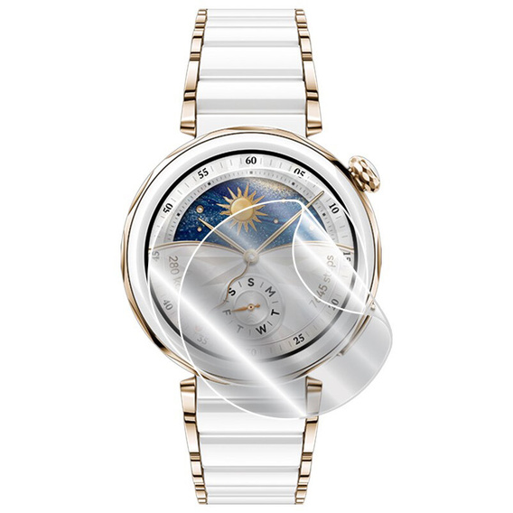 3x ERBORD Hydrogélová fólia pre Huawei Watch GT 5 Pro 42mm