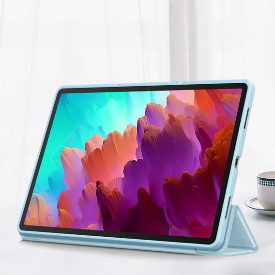 Puzdro pre Lenovo Tab P12, Smartcase s priestorom pre stylus, modré