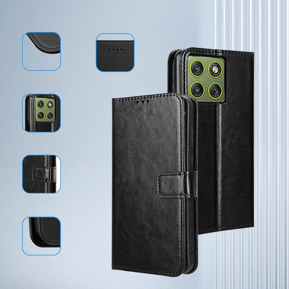 Puzdro Crazy Horse Wallet flip pre Motorola Edge 70