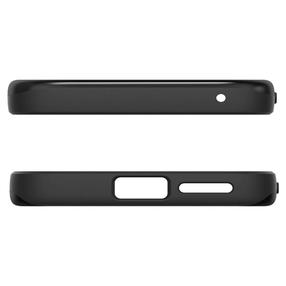 Puzdro Spigen pre Google Pixel 9A, Thin Fit Mag, čierne + tvrdené sklo 9H