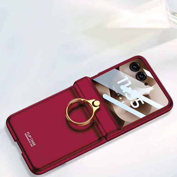 Puzdro so stojanom a ochranou pántov pre Motorola Razr 60 Ultra 5G