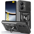 Obal na mobil pre Xiaomi Poco F7, CamShield Slide, čierne