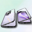 Puzdro pre Oppo Reno 13, Magnetic Dual Glass, čierne