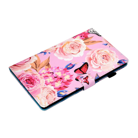 Obal na mobil pre Lenovo Tab M10 Plus 10.6 Gen 3 125F/128F, flowers and butterfly