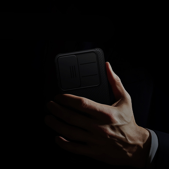 Puzdro NILLKIN Camshield Pro s krytom fotoaparátu pre Samsung Galaxy A26 5G, čierne