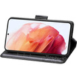 Klapkové puzdro pre Oppo Reno 12 Pro, Butterfly, čierne