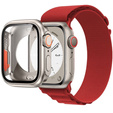 Pasek Nylonowy do Apple Watch 1/2/3/4/5/6/7/8/SE/ULTRA 42/44/45/49mm, Czerwony