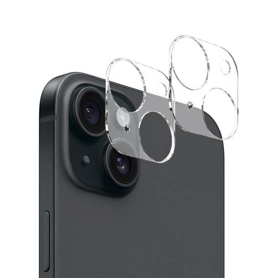 2x tvrdené sklo ERBORD na kameru iPhone 15 / 15 Plus