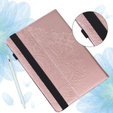 Puzdro s chlopňou pre Xiaomi Redmi Pad SE 11", flower, ružové