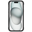 Puzdro pre iPhone 15 Plus, ERBORD Armor Mag, čierne