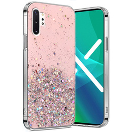Obal na mobil pre Samsung Galaxy Note 10 Plus, Glittery, ružové