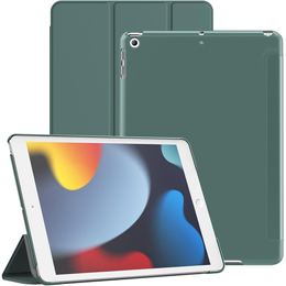 Puzdro pre iPad 7/8/9 10.2 2019/2020/2021, Smartcase, tmavozelené