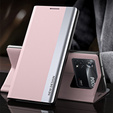 Klapkové puzdro pre Xiaomi Poco M4 Pro 4G, Side Magnetic, ružové
