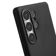 Puzdro MELKCO pre Samsung Galaxy S25 Ultra, kožené, čierne