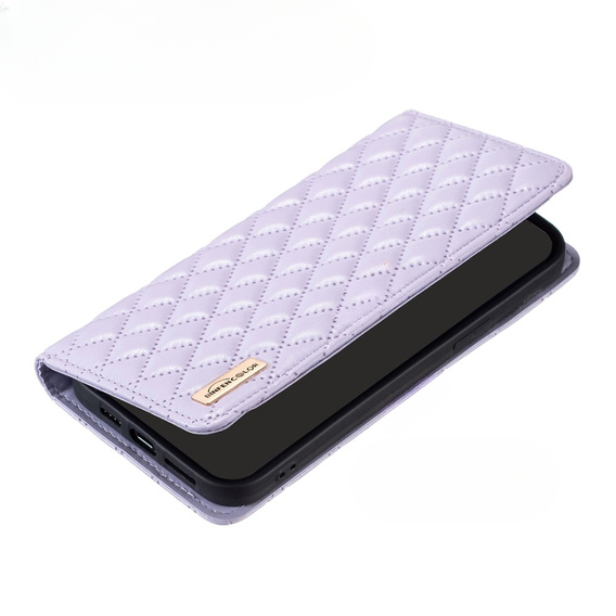 Klapkové puzdro pre Samsung Galaxy A34 5G, Wallet, BINFEN COLOR, fialové