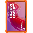 Silikón puzdro pre Lenovo Tab M11, Impact, pancierovaný, oranžové