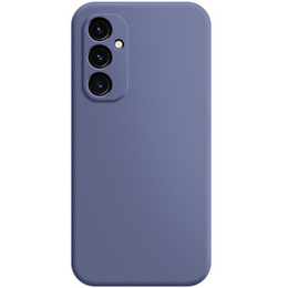 Puzdro pre Samsung Galaxy A25, Silicone Lite, tmavomodré + sklo 9H