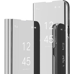 Obal na mobil pre Xiaomi Poco X4 Pro 5G, Clear View, strieborné