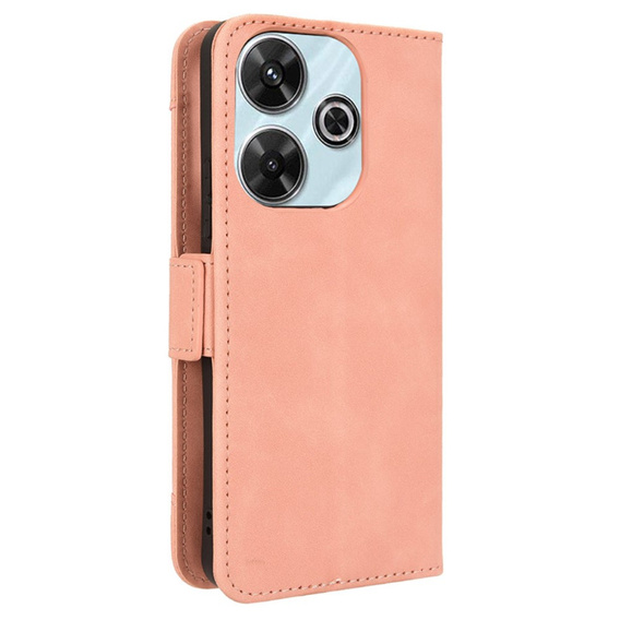 Klapkové puzdro pre Xiaomi Redmi 13, Card Slot, ružové
