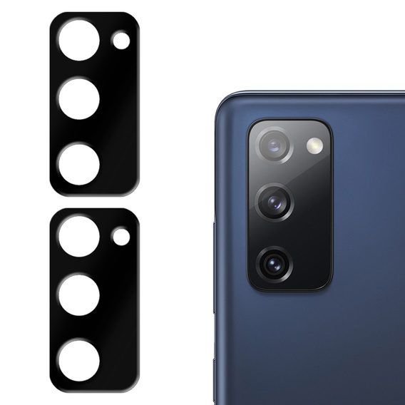 2x tvrdené sklo ERBORD na kameru Samsung Galaxy S20 FE/ S20 FE 5G, čierne