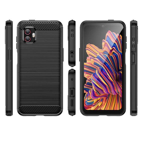 Obal na mobil pre Samsung Galaxy Xcover 6 Pro 5G, Carbon, čierne